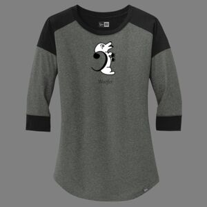 Women's Heritage Blend 3/4 Sleeve Baseball Raglan Tee Thumbnail
