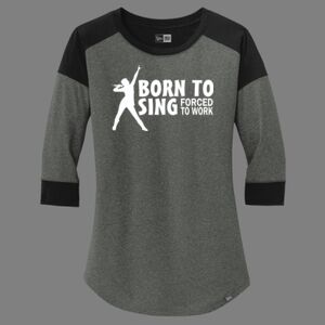 Women's Heritage Blend 3/4 Sleeve Baseball Raglan Tee Thumbnail