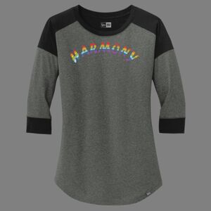 Women's Heritage Blend 3/4 Sleeve Baseball Raglan Tee Thumbnail