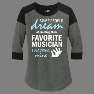 Women's Heritage Blend 3/4 Sleeve Baseball Raglan Tee Thumbnail