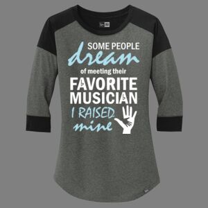 Women's Heritage Blend 3/4 Sleeve Baseball Raglan Tee Thumbnail