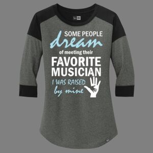 Women's Heritage Blend 3/4 Sleeve Baseball Raglan Tee Thumbnail