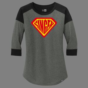 Women's Heritage Blend 3/4 Sleeve Baseball Raglan Tee Thumbnail