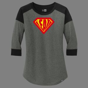 Women's Heritage Blend 3/4 Sleeve Baseball Raglan Tee Thumbnail