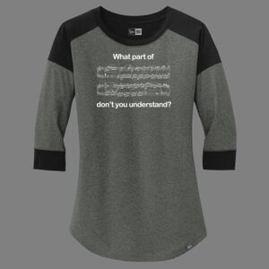 Women's Heritage Blend 3/4 Sleeve Baseball Raglan Tee Thumbnail