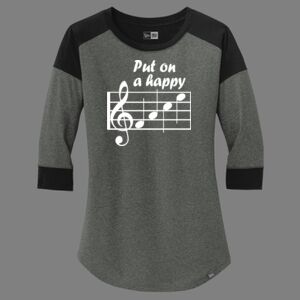 Women's Heritage Blend 3/4 Sleeve Baseball Raglan Tee Thumbnail