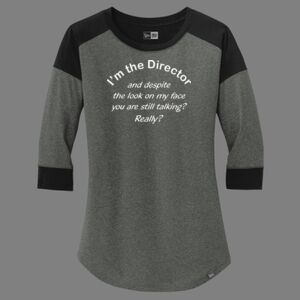 Women's Heritage Blend 3/4 Sleeve Baseball Raglan Tee Thumbnail