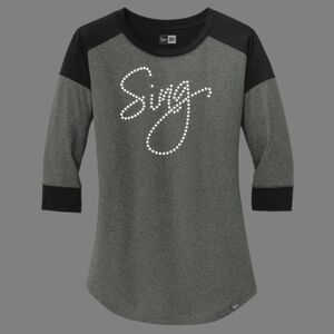 Women's Heritage Blend 3/4 Sleeve Baseball Raglan Tee Thumbnail