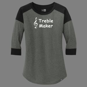 Women's Heritage Blend 3/4 Sleeve Baseball Raglan Tee Thumbnail