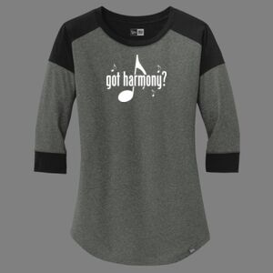 Women's Heritage Blend 3/4 Sleeve Baseball Raglan Tee Thumbnail