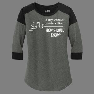 Women's Heritage Blend 3/4 Sleeve Baseball Raglan Tee Thumbnail