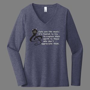 Women's Long Sleeve V-Neck Thumbnail