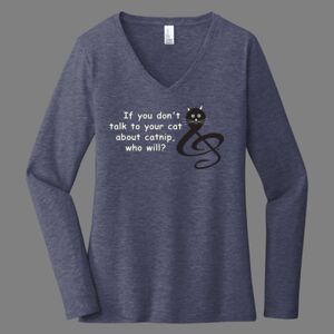 Women's Long Sleeve V-Neck Thumbnail