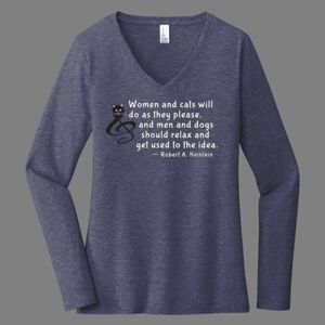 Women's Long Sleeve V-Neck Thumbnail
