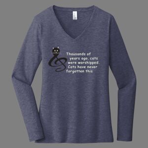 Women's Long Sleeve V-Neck Thumbnail