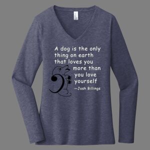 Women's Long Sleeve V-Neck Thumbnail