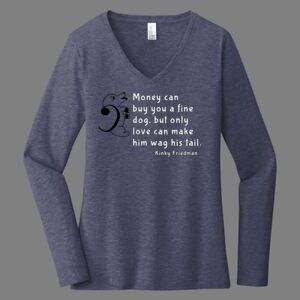 Women's Long Sleeve V-Neck Thumbnail