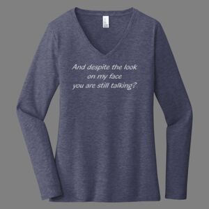 Women's Long Sleeve V-Neck Thumbnail