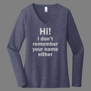 Women's Long Sleeve V-Neck Thumbnail