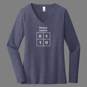Women's Long Sleeve V-Neck Thumbnail