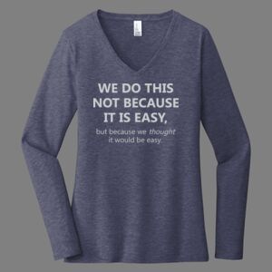 Women's Long Sleeve V-Neck Thumbnail