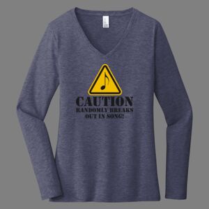 Women's Long Sleeve V-Neck Thumbnail