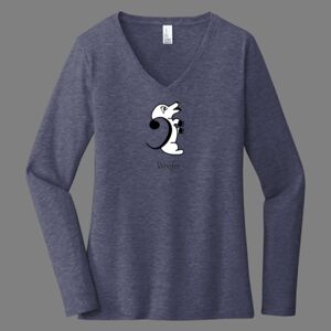 Women's Long Sleeve V-Neck Thumbnail