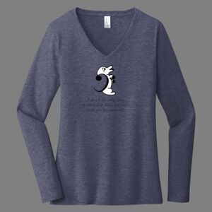 Women's Long Sleeve V-Neck Thumbnail