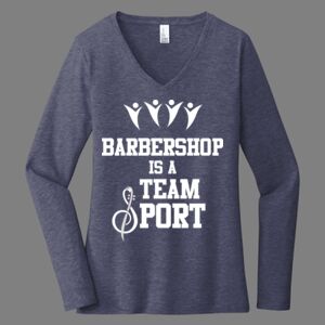 Women's Long Sleeve V-Neck Thumbnail