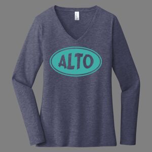 Women's Long Sleeve V-Neck Thumbnail
