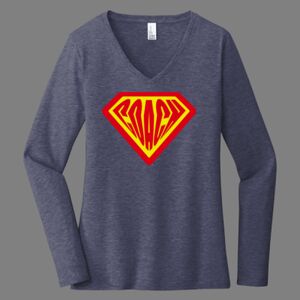 Women's Long Sleeve V-Neck Thumbnail