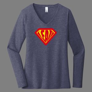 Women's Long Sleeve V-Neck Thumbnail