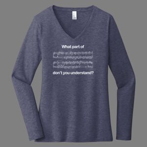 Women's Long Sleeve V-Neck Thumbnail