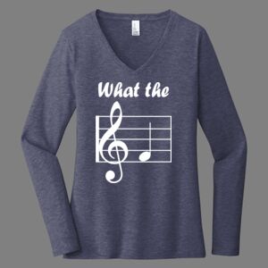 Women's Long Sleeve V-Neck Thumbnail