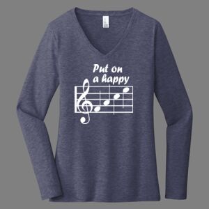 Women's Long Sleeve V-Neck Thumbnail