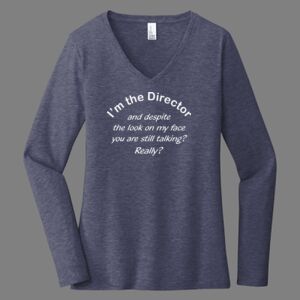 Women's Long Sleeve V-Neck Thumbnail