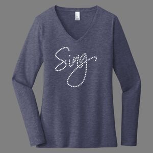 Women's Long Sleeve V-Neck Thumbnail