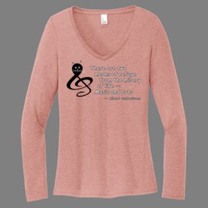 Women's Perfect Tri ® Long Sleeve V Neck Tee-music Thumbnail