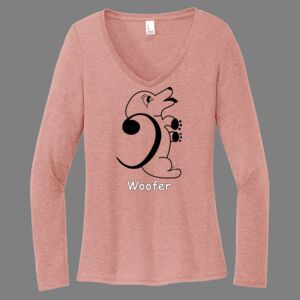 Women's Perfect Tri ® Long Sleeve V Neck Tee-music Thumbnail