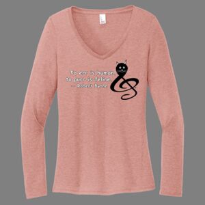 Women's Perfect Tri ® Long Sleeve V Neck Tee-music Thumbnail