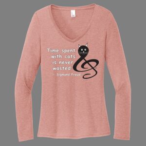 Women's Perfect Tri ® Long Sleeve V Neck Tee-music Thumbnail
