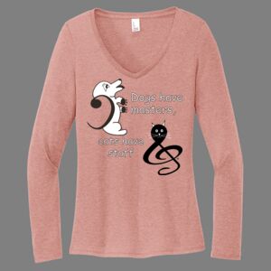 Women's Perfect Tri ® Long Sleeve V Neck Tee-music Thumbnail
