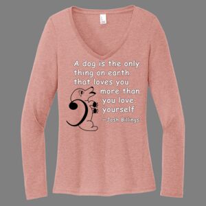 Women's Perfect Tri ® Long Sleeve V Neck Tee-music Thumbnail