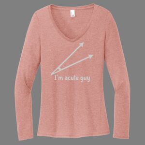 Women's Perfect Tri ® Long Sleeve V Neck Tee-music Thumbnail