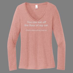Women's Perfect Tri ® Long Sleeve V Neck Tee-music Thumbnail