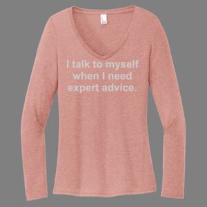 Women's Perfect Tri ® Long Sleeve V Neck Tee-music Thumbnail