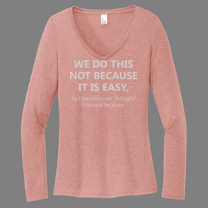 Women's Perfect Tri ® Long Sleeve V Neck Tee-music Thumbnail