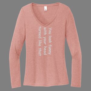 Women's Perfect Tri ® Long Sleeve V Neck Tee-music Thumbnail