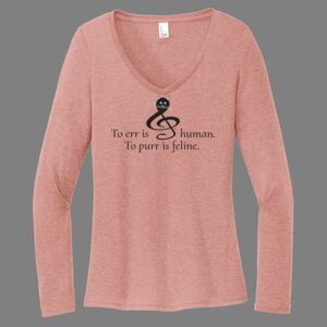 Women's Perfect Tri ® Long Sleeve V Neck Tee-music Thumbnail