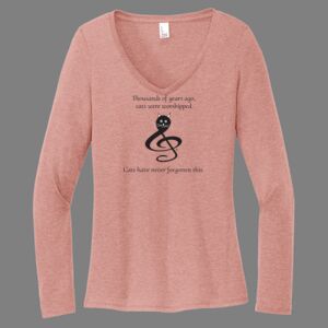 Women's Perfect Tri ® Long Sleeve V Neck Tee-music Thumbnail